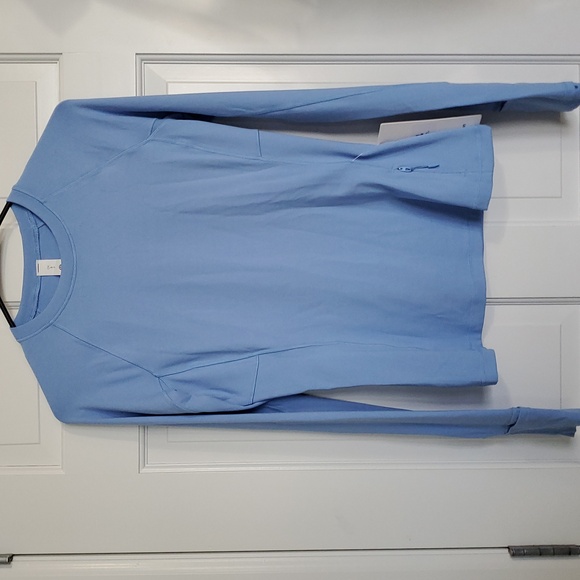 NWT Lululemon Its Rulu Sanatra Blue Long Sleeve Sz S